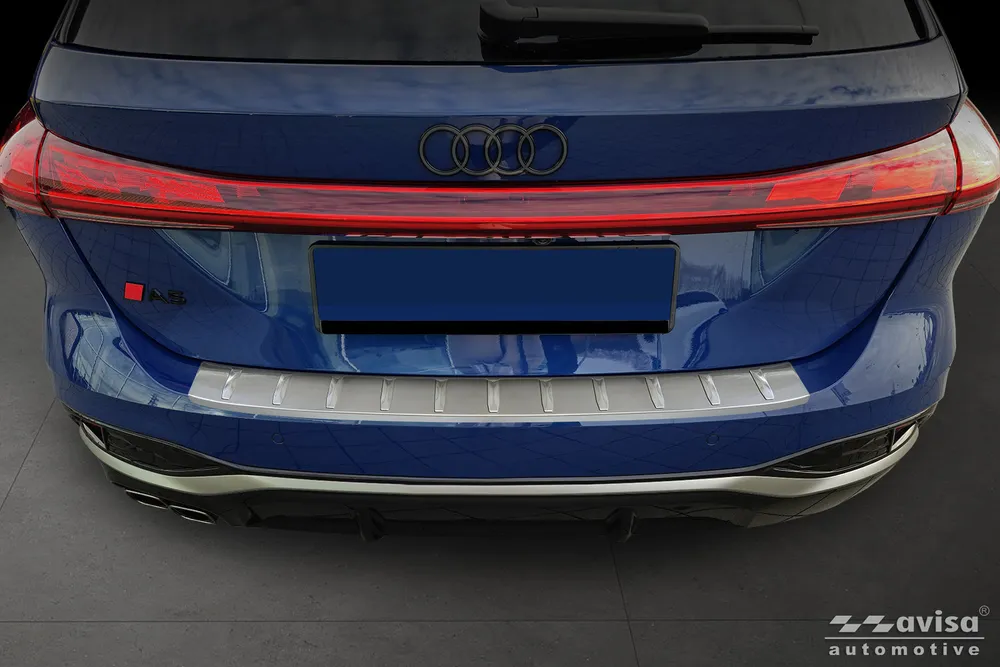 Galinio buferio apsauga AUDI A5 III Avant (B10) 2024-> (sidabrinis satinas) AVISA 2/35541