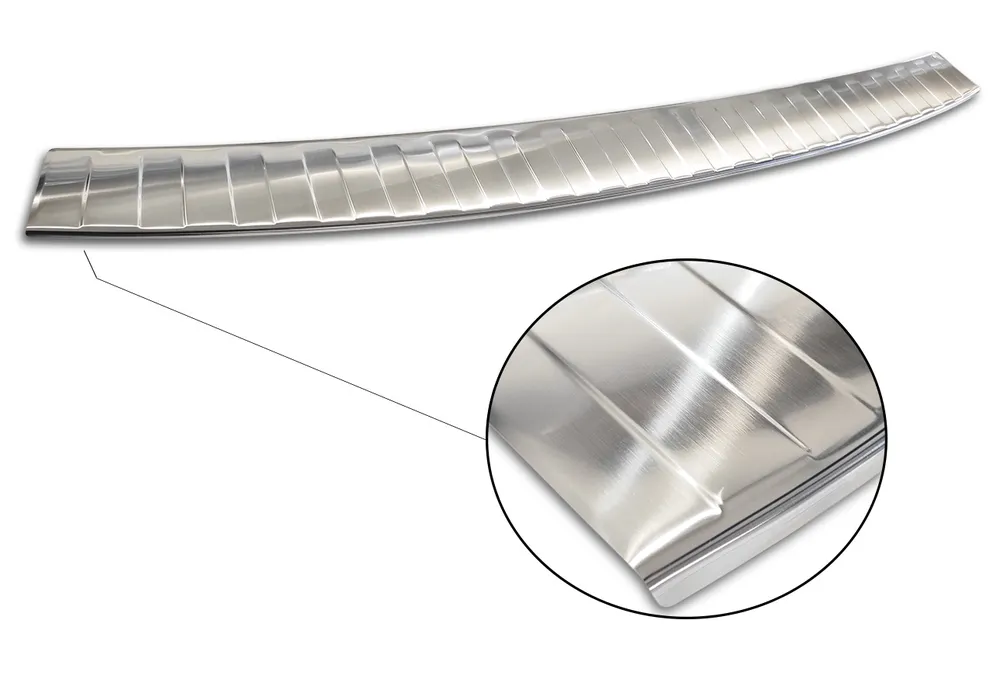 Rear bumper protector FORD TRANSIT / TOURNEO Connect II 2014-2017, FL2017-2022 (silver satine) AVISA 2/35790