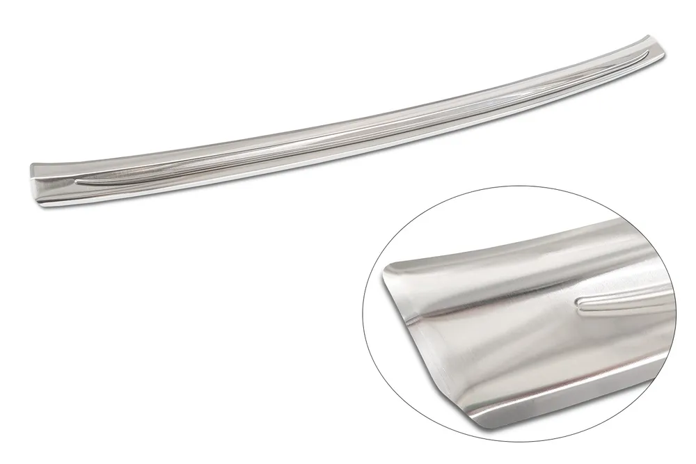 Rear bumper protector TOYOTA COROLLA XII Sedan 2018-> / Toyota COROLLA XII GR SPORT sedan 2019-> (silver satine) AVISA 2/35860