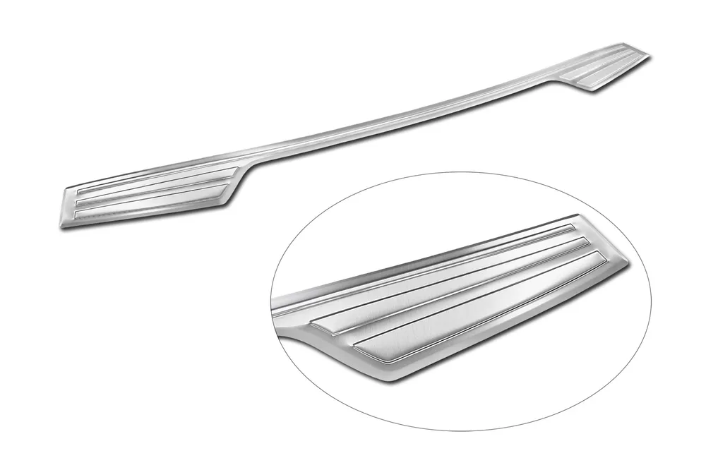 Rear bumper protector OPEL FRONTERA 2024-> /FRONTERA Electric 2024-> (silver satine) AVISA 2/35865
