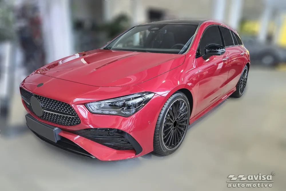 Trunk lid trim MERCEDES CLA II SHOOTING BRAKE (X118) 2019-2025 (silver satine) AVISA 2/36108