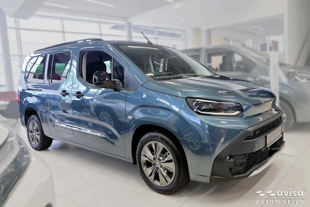 Bagažinės dangčio apsauginė juosta TOYOTA PROACE CITY VERSO 2019-2024, FL 2024-> (sidabrinis satinas) AVISA 2/36114