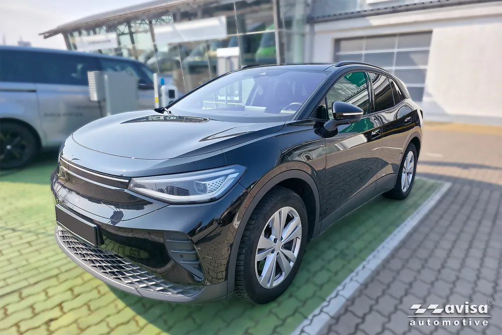 Bagažinės dangčio apsauginė juosta VOLKSWAGEN ID 4 2020-> (sidabrinis satinas) AVISA 2/36131
