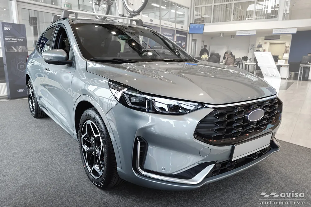 Trunk lid trim FORD KUGA III 2019-2024, FL 2024-> (silver satine) AVISA 2/36200