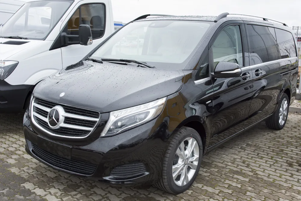 Galinio buferio apsauga MERCEDES V Class W447 / VITO III / Marco Polo 2014-2019, FL2019-2024, FL 2024-> (the version with two rear doors and the version with trunk opening upwards) (sidabrinis veidrodinis) AVISA 2/38004