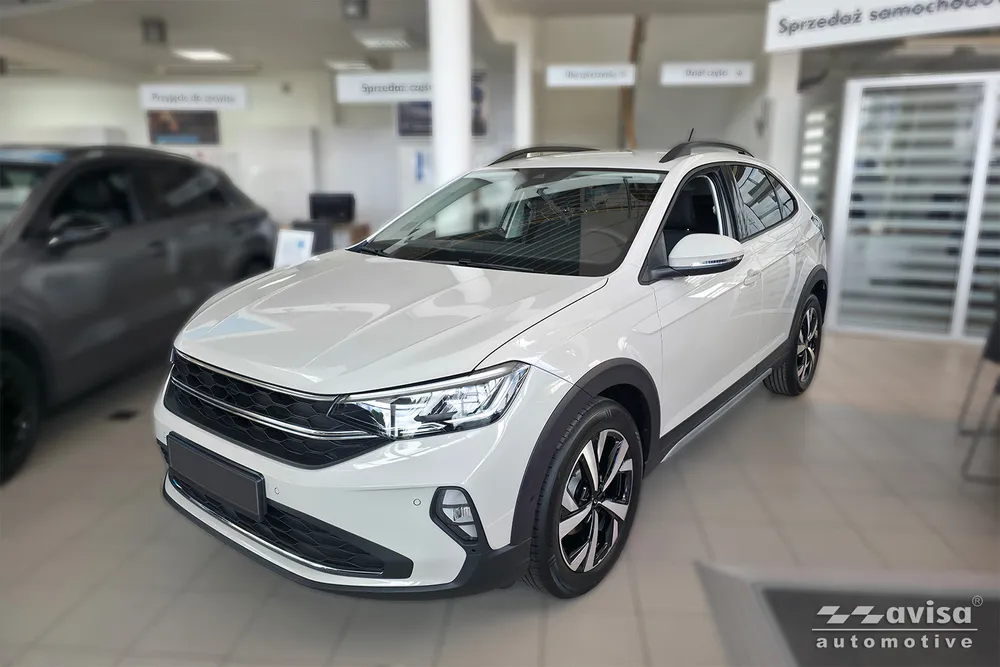 Bagažinės dangčio apsauginė juosta VOLKSWAGEN TAIGO 2021-> (sidabrinis veidrodinis) AVISA 2/38136