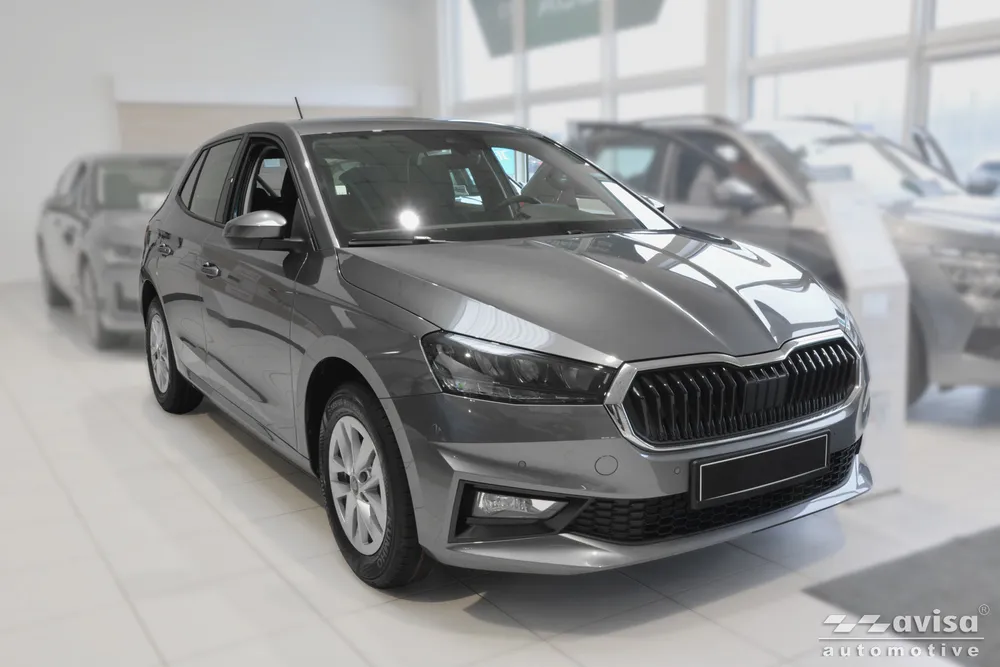 Bagažinės dangčio apsauginė juosta SKODA FABIA IV Hatchback 2021-> (sidabrinis veidrodinis) AVISA 2/38214