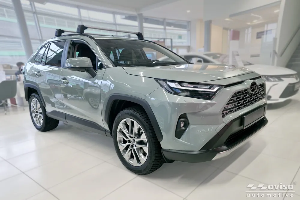 Trunk lid trim TOYOTA RAV4 V generation /Hybrid 2018-> ( fits version PHEV GR ) (silver mirror) AVISA 2/38231