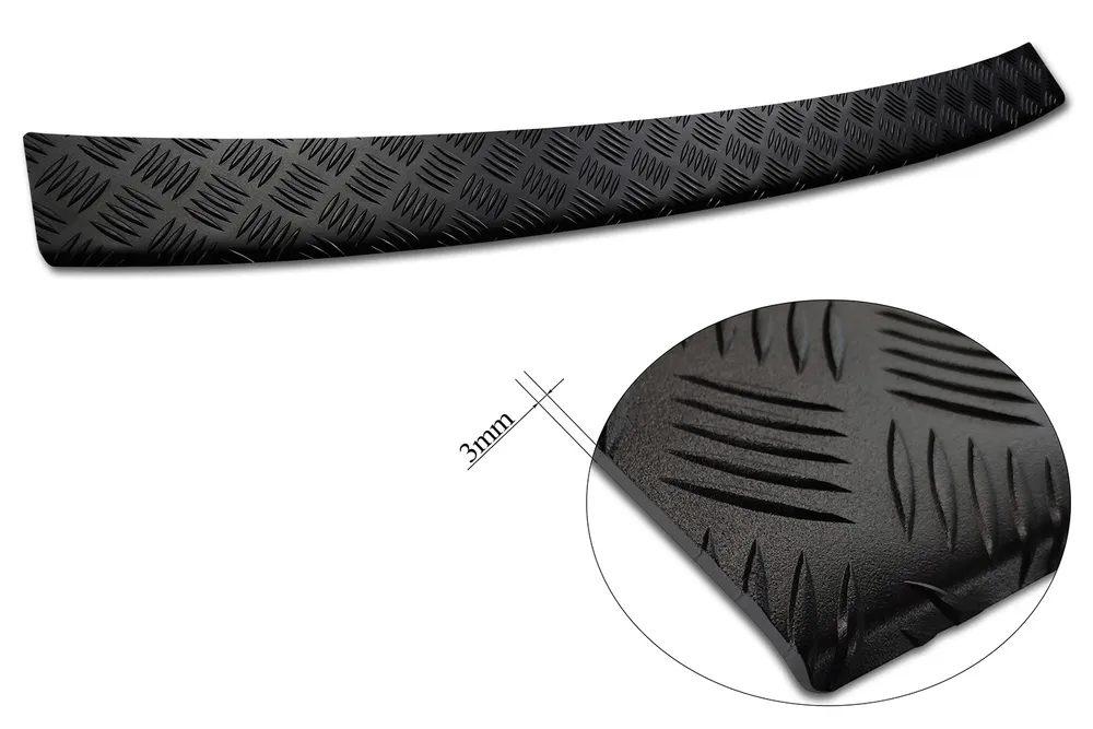 Rear bumper protector FORD TOURNEO CONNECT III 2022-> / FORD TRANSIT CONNECT III 2024-> (black MAT) AVISA 2/40215