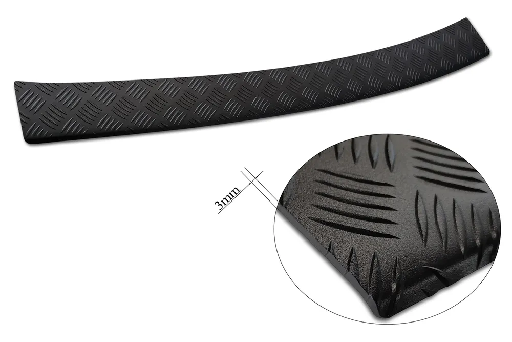 Rear bumper protector VOLKSWAGEN ID BUZZ (EB) 2022-> / ID BUZZ CARGO (EBN) 2022 -> (black MAT) AVISA 2/40233