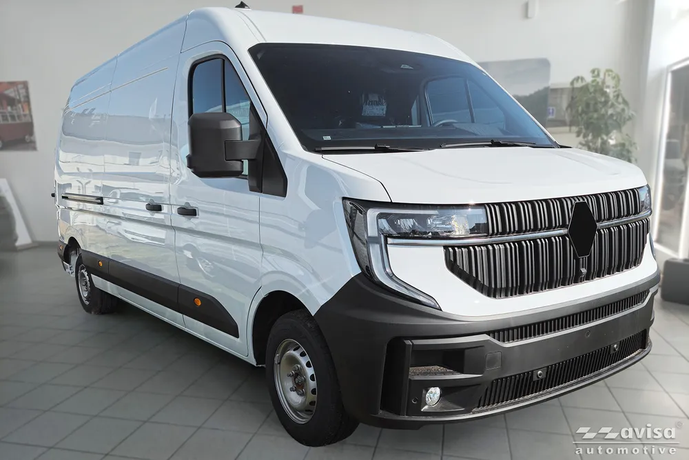Rear bumper protector RENAULT MASTER IV 2024-> (black MAT) AVISA 2/40239