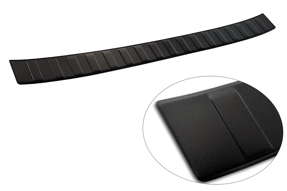Rear bumper protector VOLKSWAGEN T-ROC/cabrio 2017-2022, FL 2022 -> (black MAT) AVISA 2/40313