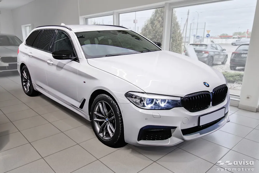 Galinio buferio apsauga BMW 5 VII Touring G31 M-Pakiet FL 2020-2024 (juodas matinis) AVISA 2/40362