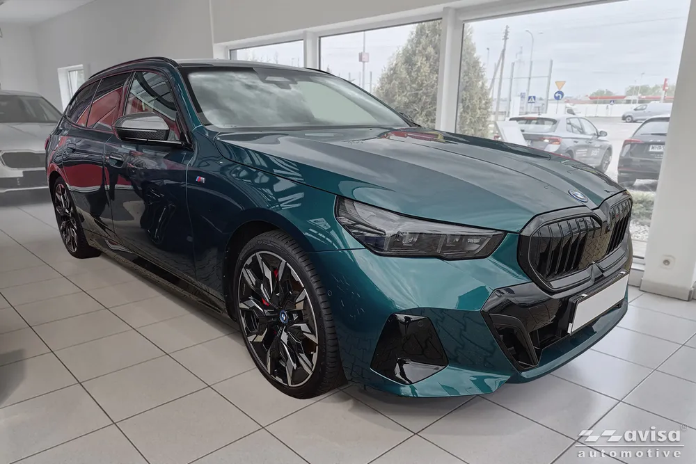 Galinio buferio apsauga BMW i5 M60 2025 x drive touring / BMW 5 VIII G61 Touring 2024-> (fits to : M-Pakiet and without M-Pakiet version) (SOFT SILVER) AVISA 2/41108