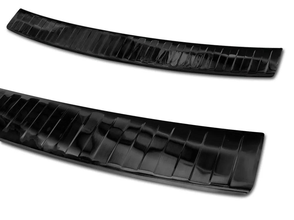 Rear bumper protector SKODA FABIA III hatchback FL2018-2021 (black) AVISA 2/45194