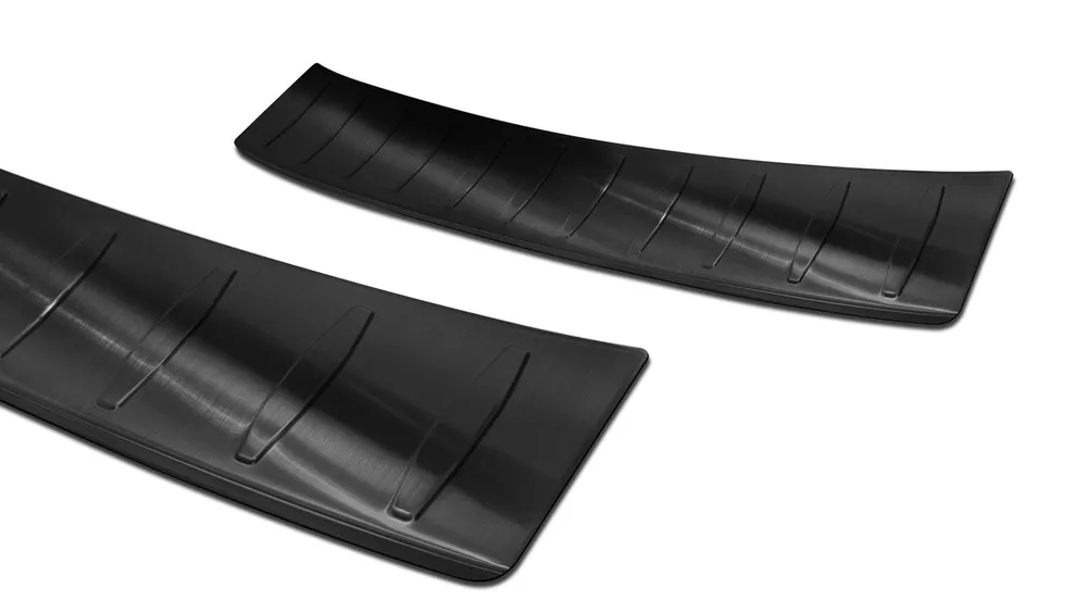 Rear bumper protector OPEL CORSA F VI GS Line hatchback 5D 2019-> 2023, FL 2023-> / OPEL CORSA F VI ULTIMATE hatchback 5D 2019-> 2023, FL 2023-> / OPEL CORSA Corsa-e GS Line 2019->2023, FL 2023-> (black) AVISA 2/45228