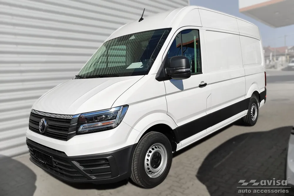 Galinio buferio apsauga VOLKSWAGEN CRAFTER II 2017-2024, FL 2024-> ilgesnė versija (juodas) AVISA 2/45288