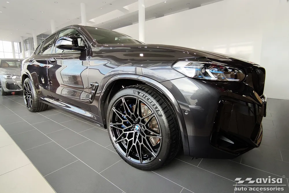 Rear bumper protector BMW X4 II (G02/F98) M COMPETITION FL 2021-> (black) AVISA 2/45342