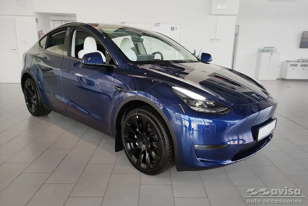 Rear bumper protector TESLA MODEL Y 2020-> (black) AVISA 2/45371