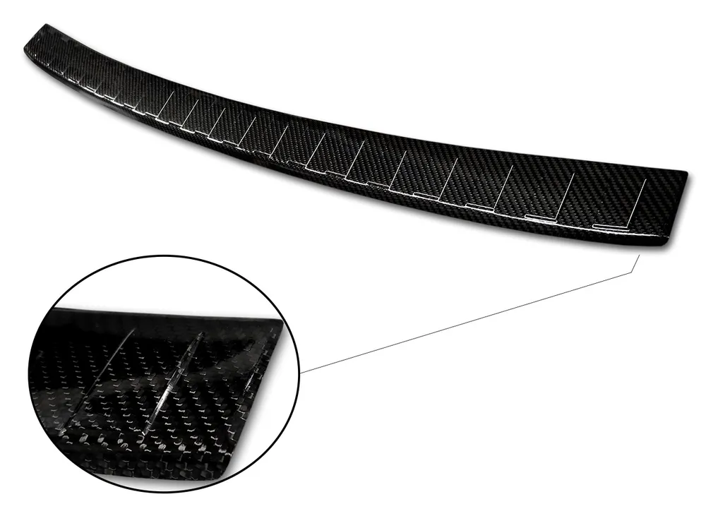 Rear bumper protector FORD FOCUS IV hatchback 5D/ ST-Line 2018-2021,FL 2021-> (black) AVISA 2/49272