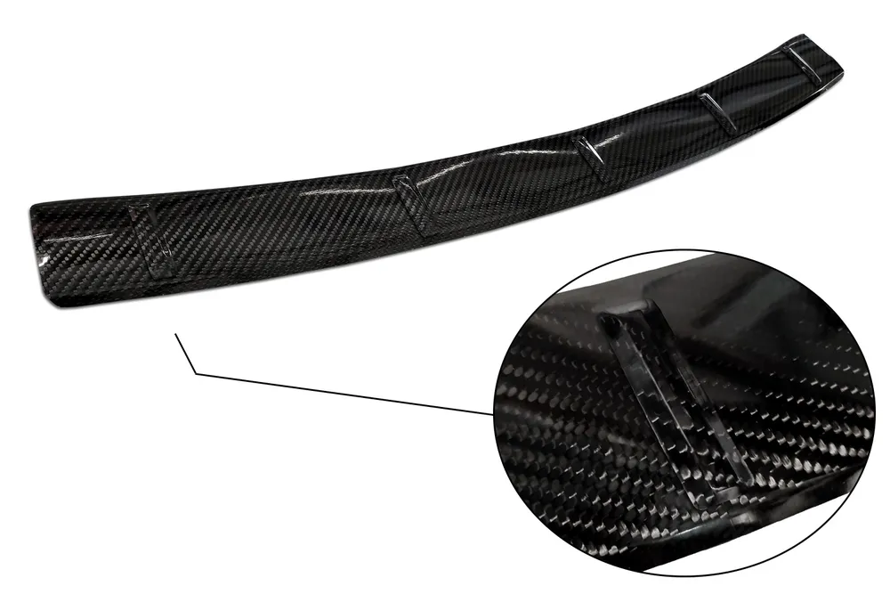 Rear bumper protector FORD MUSTANG VI coupe / GT 2015-2017, FL2017-> (black) AVISA 2/49291