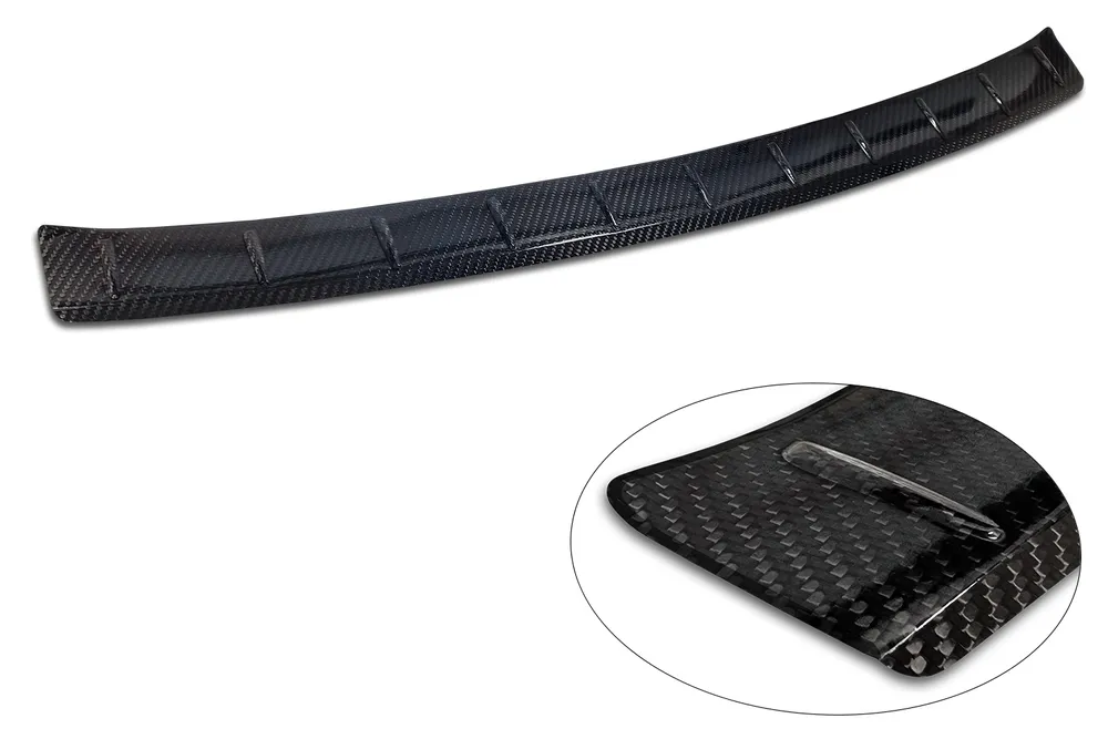 Rear bumper protector MG 5 EV SW 2022-> (black) AVISA 2/49329