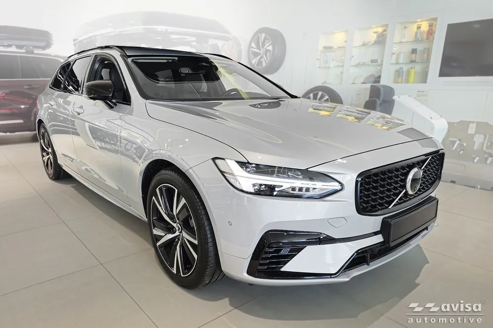 Bagažinės dangčio apsauginė juosta VOLVO V90 KOMBI 2016- / V90 Cross Country 2016-> (juodas veidrodinis) AVISA 2/51106
