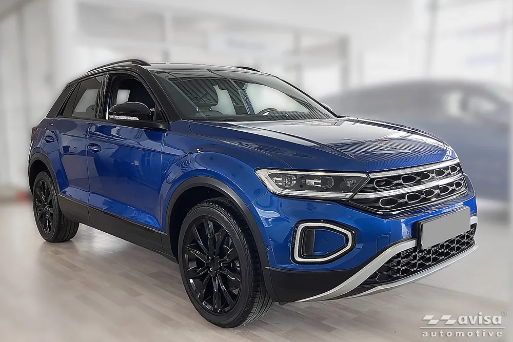 Bagažinės dangčio apsauginė juosta VOLKSWAGEN T-ROC CABRIO 2017-2022. FL2022-2025 (juodas veidrodinis) AVISA 2/51129