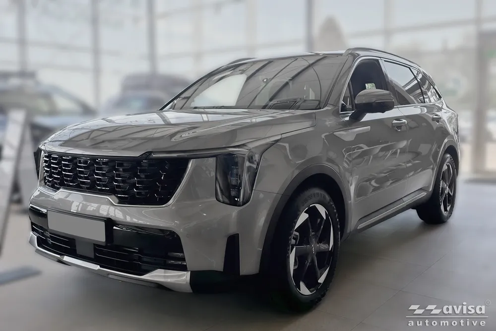 Bagažinės dangčio apsauginė juosta KIA SORENTO IV FL 2020-> (juodas veidrodinis) AVISA 2/51137
