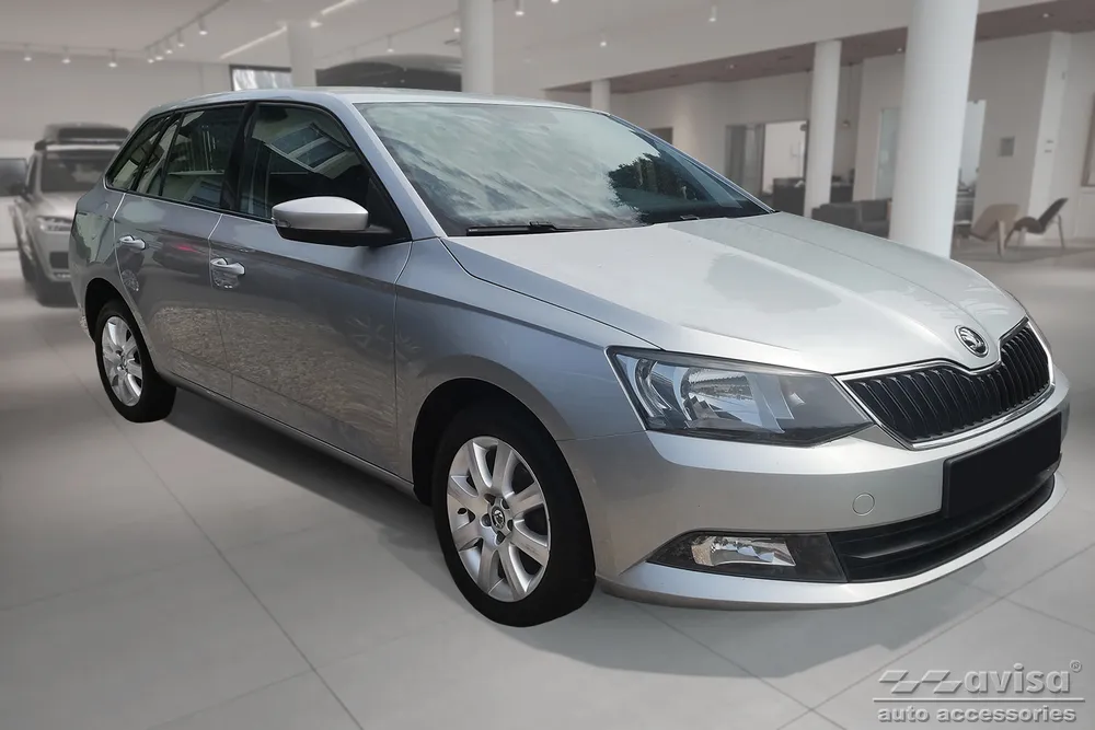 Galinio buferio apsauga SKODA FABIA III combi 2014-2018 Strong Edition (juodas) AVISA 2/54041