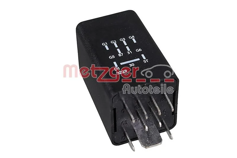 Relay, glow plug system METZGER 0884045