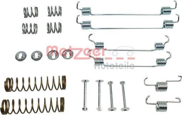 Accessory Kit, brake shoes METZGER 105-0835