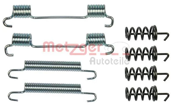 Accessory Kit, parking brake shoes METZGER 105-0868