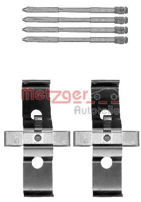Accessory Kit, disc brake pad METZGER 109-1796