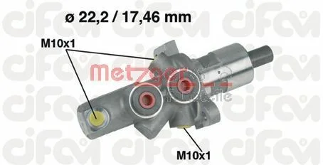 Brake Master Cylinder METZGER 202-175