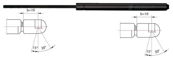 Gas Spring, boot/cargo area METZGER 2110355
