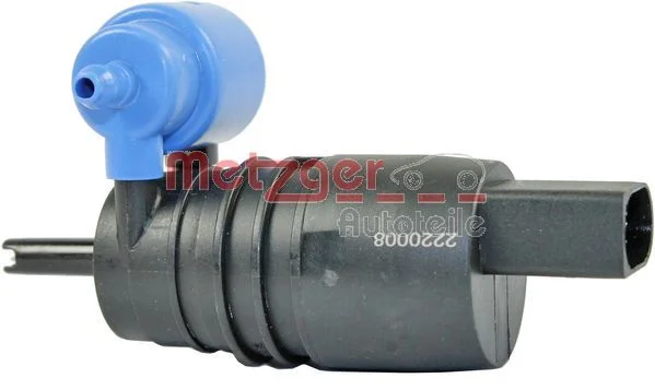 Washer Fluid Pump, window cleaning METZGER 2220008