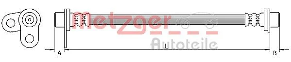 Brzdová hadica METZGER 4110746