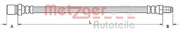 Brzdová hadica METZGER 4110805