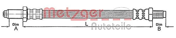 Spojková hadica METZGER 4112219