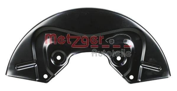 Ochranný plech proti rozstreku, brzdový kotúč METZGER 6115191