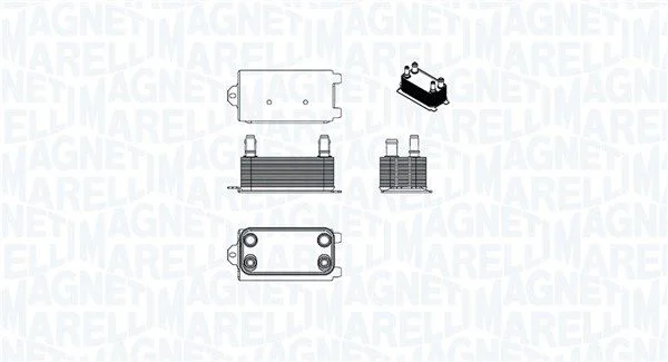 Oil Cooler, engine oil  350300007000