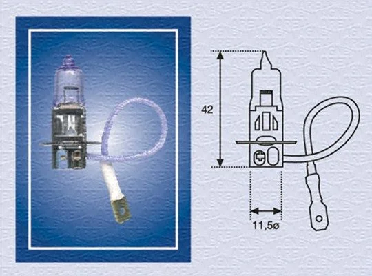 Žiarovka, predné hmlové svetlo MAGNETI MARELLI 002554100000