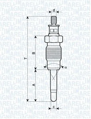 Zapaľovacia sviečka MAGNETI MARELLI 062900016304