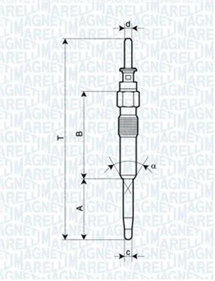 Glow Plug MAGNETI MARELLI 062900039304