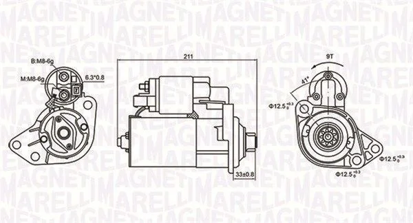 Štartér MAGNETI MARELLI 063721062010