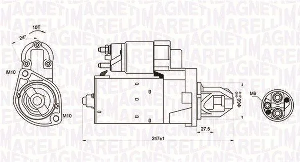 Štartér MAGNETI MARELLI 063721249010
