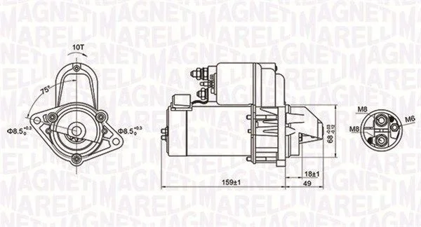 Štartér MAGNETI MARELLI 063721257010