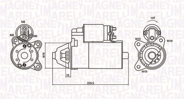 Štartér MAGNETI MARELLI 063721336010