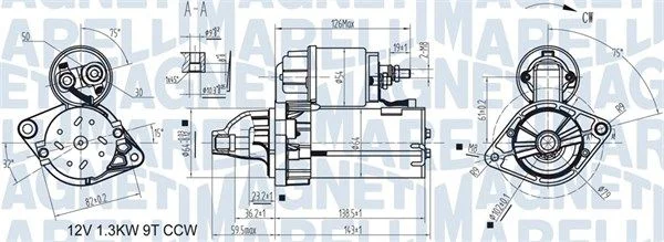 Štartér MAGNETI MARELLI 063721346010
